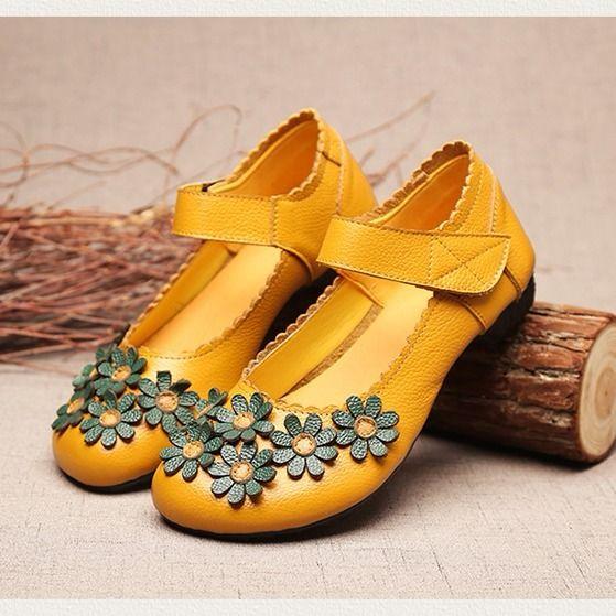 1930 винтажные туфли Мэри Джейн с цветочным принтом, удобные туфли на плоской подошве с ремешками, женские мокасины для пожилых женщин, мокасины для вождения для мам, женские сандалии