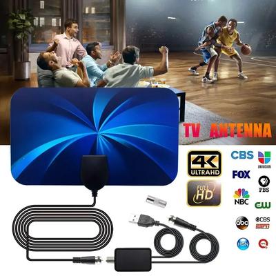 Цифровая телевизионная комнатная антенна Ground Wave Mini HDTV антенна HDTVT2 антенна для автомобиля антенна для путешествий на автофургоне Smart TV