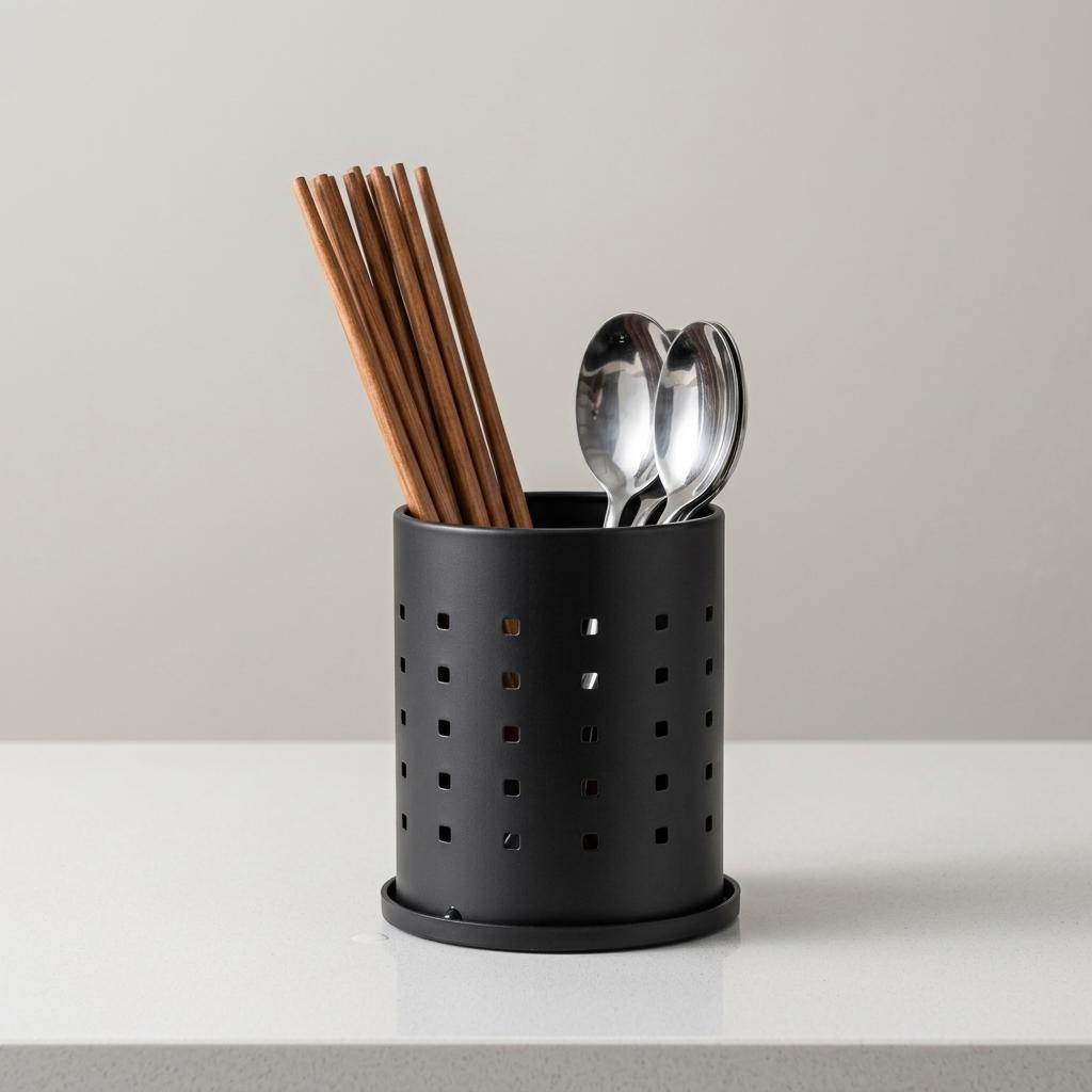 Kitchen Chopsticks Holder Drainer Rack Multi Functional Storage Organizer For Utensils