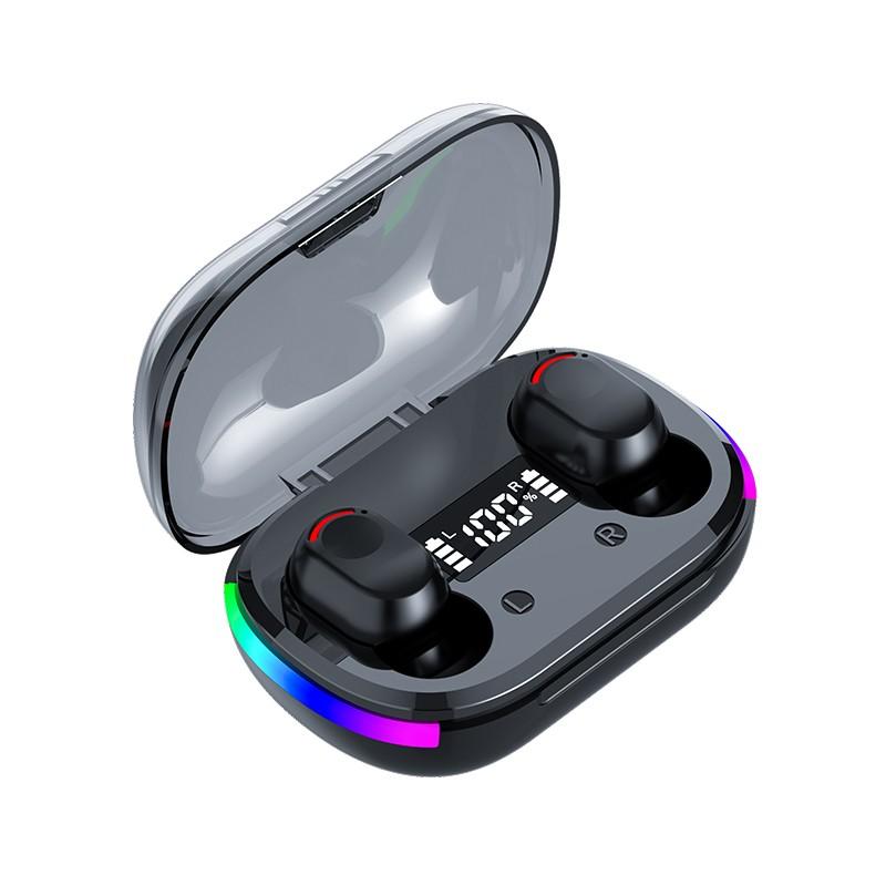 RGB Light Bluetooth 5,3 Беспроводные наушники Бас-гарнитура Стерео наушники-вкладыши Настоящие беспроводные наушники Bluetooth с шумоподавлением