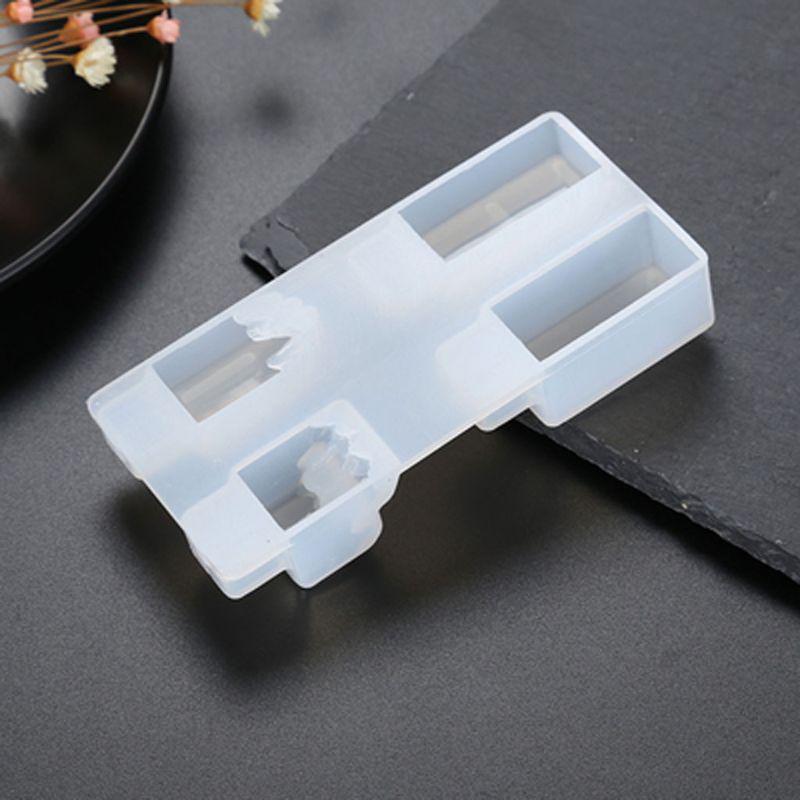 Набор ручных смоляных форм для USB-накопителя «Снежная гора» с USB-накопителем 8 ГБ, форма для эпоксидной смолы, форма для микро-ландшафта, инструмент для творчества