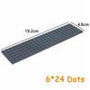 Size 6x24 Dot Plate 2PCS 3026 MOC Assemble Particles DIY Building Blocks 6*24 Figures Bricks Educational Creative Toys