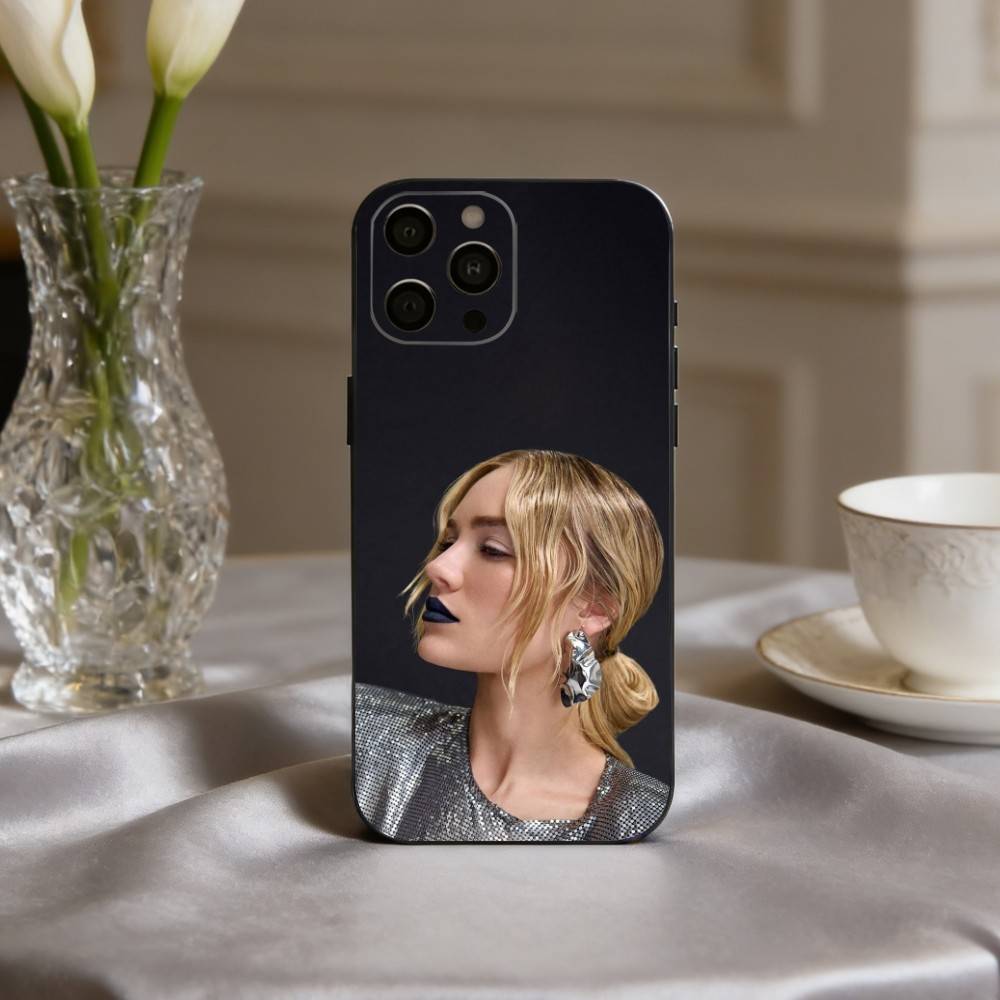 Actress M-Michelle R-Randolph Phone Case For iPhone 17pro,16,15,14,13,12,11 Plus,Pro Max,XS,Soft Silicone Black Cover