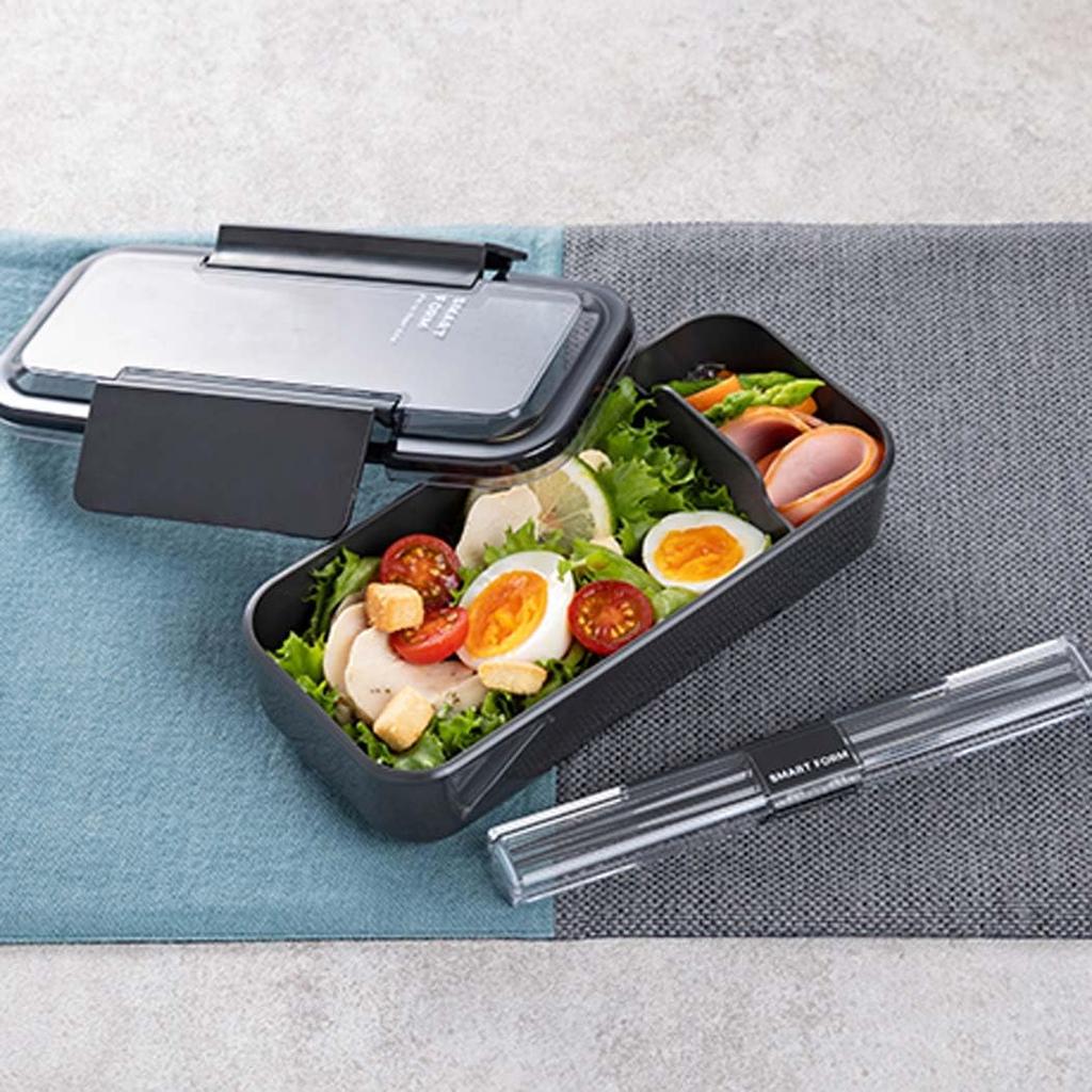 [Iwasaki] 800ml Easy Care Bento Box Dark Gray – Bento Box
