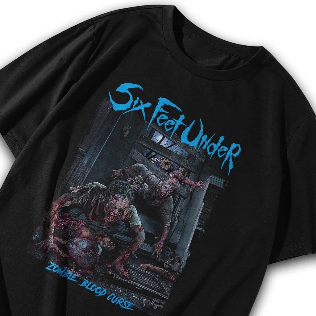 Six Feet Under Gift For Friends Black T-Shirt Cotton All Size