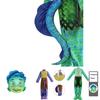 Костюм для косплея Дисней Лука Альберто для детей, костюм морского монстра, Хэллоуин, карнавальная вечеринка, комбинезон с маской