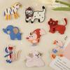 Embroidery Label Embroidery Sticker Patch Sticker Original Cartoon Animal Series Accessories Clothing Accessories DIY Cloth Sticker
