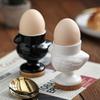 Ceramic Egg Cup Chick Shape Boiled Egg Cup Holder Stand Container Kitchen Breakfast Banquet Eggs Supplies