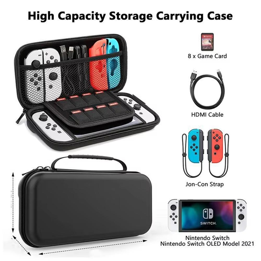 Switch Console Carrying Storage Bag Portable Earphone Gaming Accessories Organizer Protective Hard Shell Case For Cables