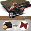Adjustable Motorcycle Universal Coil Foot Pad Doormat - Cuttable PVC Mat for Entrance & Doorway