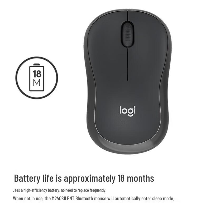 Беспроводная Bluetooth-мышь Logitech M240 Silent