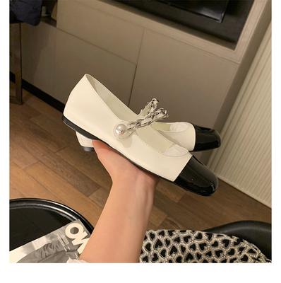 Туфли Мэри Джейн на плоской подошве в стиле ретро Xiaoxiangfeng с ремешком на подъеме, женские, весна 2025, новый круглый носок, цветные, на плоской подошве, одинарные, женские