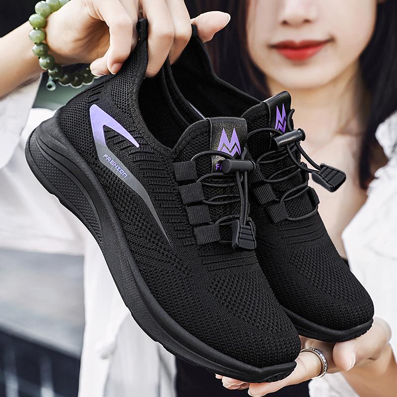 Jinshiyuanshu Women's shoes, sports shoes processing, custom soft-soled casual shoes, soft-soled comfortable running shoes, breathable mesh shoes