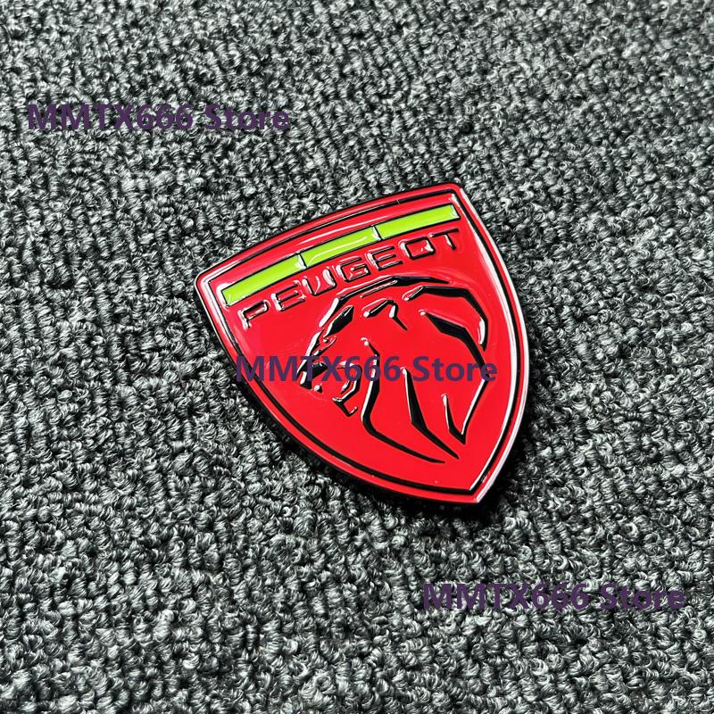 3D Metal Lion Emblem Car Stickers Side Trunk Badges Accessories for Peugeot 207 407 408 308 206 406 507 508 307 4008 5008 3008