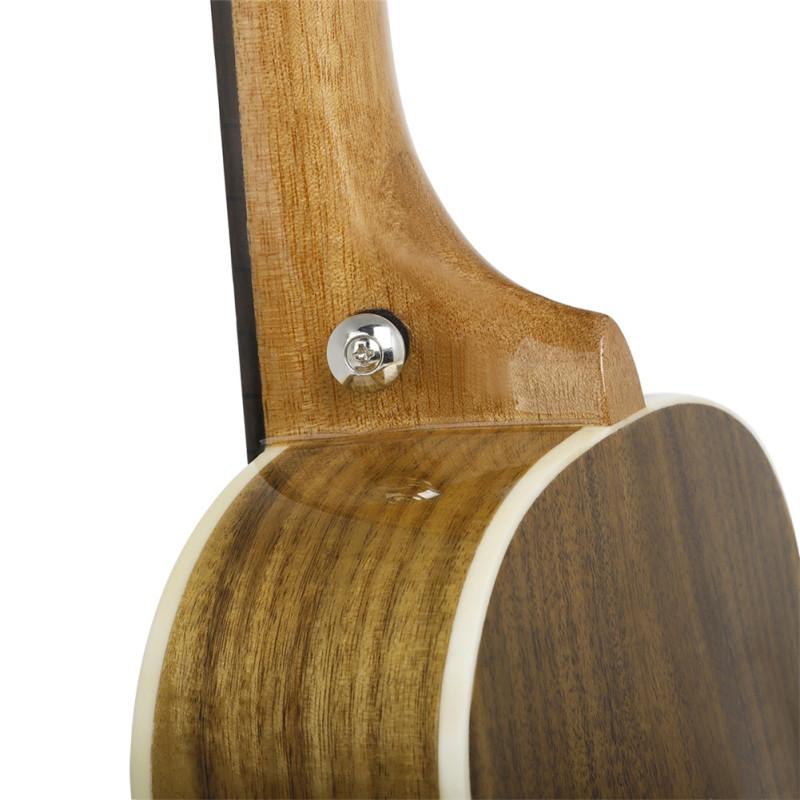 UK2385 23-дюймовая концертная гавайская гитара из ели и акации, классическая гитара укулеле со струнным каподастром в сумке