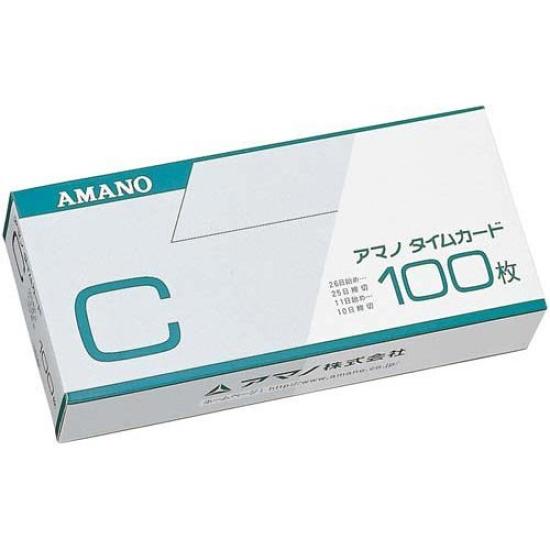 Amano Standard Time Card C 100 листов x3 комплект