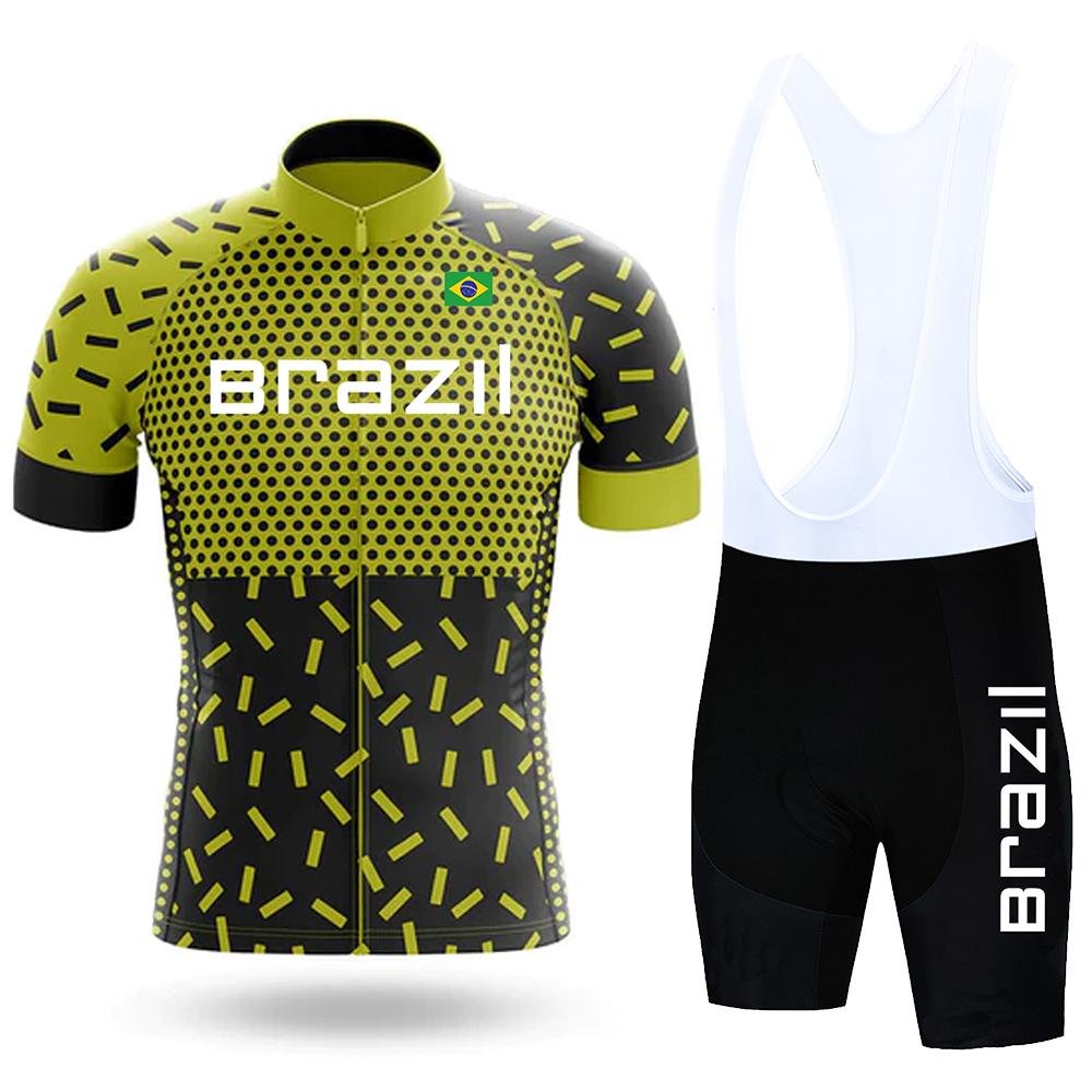 2026 Summer Breathable Cycling Suit Men Short Sleeve Jersey Sets Ropa Ciclismo Hombre Summer Clothing Triathlon Bib Shorts Suit Bike Uniform