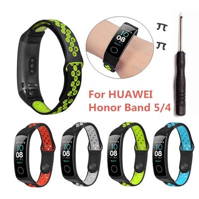 Силиконовый спортивный сменный ремешок для часов Honor Band 5/4