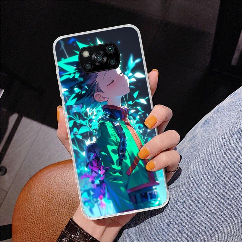 Чехол Huner X-Hunters Gon Phnoe для Xiaomi Poco X5 X6 X7 Pro X4 Gt F7 Ultra M8 M7 Redmi 15C 15 13C 13 12C 12 Уникальный чехол Coque P