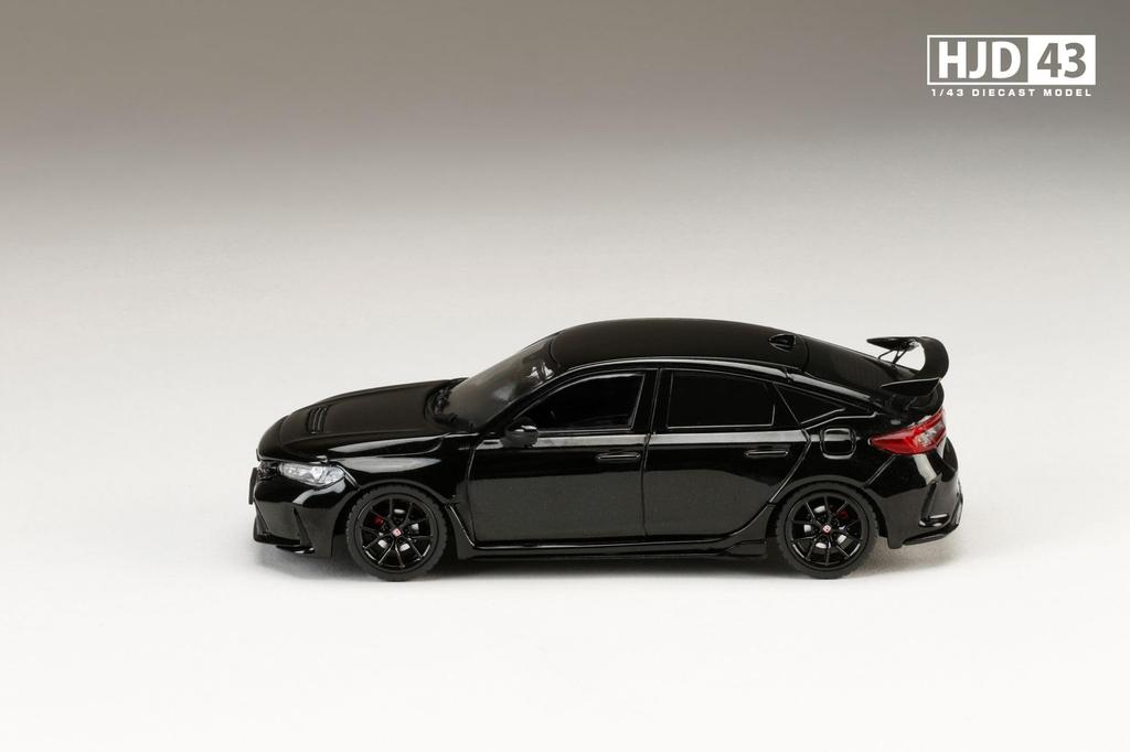 HobbyJAPAN HJD43 Scale Honda Civic TYPE R RACING BLACK Package Crystal Black Pearl Finished Product HJD431003BK 1/43 (FL5)
