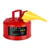 VEVOR Safety Gas Can, 9.5 L Type I Red Safety Can for Gasoline with Stainless Steel Flame Arrester, Self-Closing Lid, and PE Funnel
