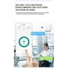 KAK Tuya Handle Fingerprint Key Card Digital Smart Door Lock Keypad Key Entry Electronic Lock 180 Days Super Long Standby Time