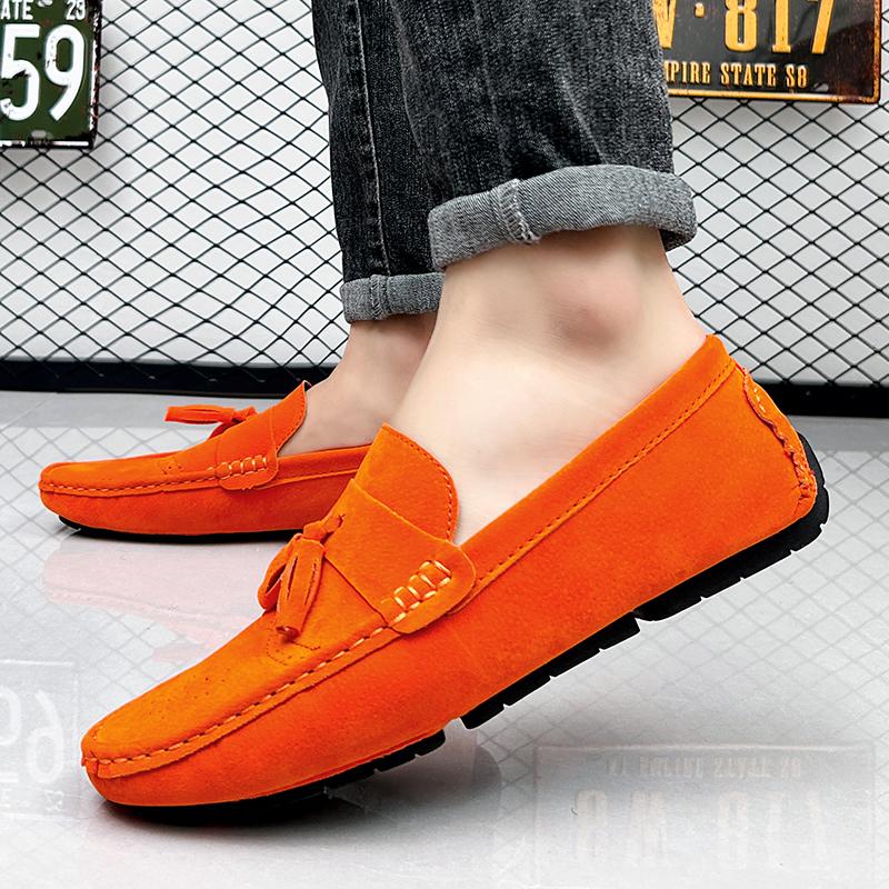 Size 48 Loafers Men Casual Shoes Tassel Brogue Big Size Driving Shoes Men Loafers Moccasins Breathable Slip On Loafers for Men
