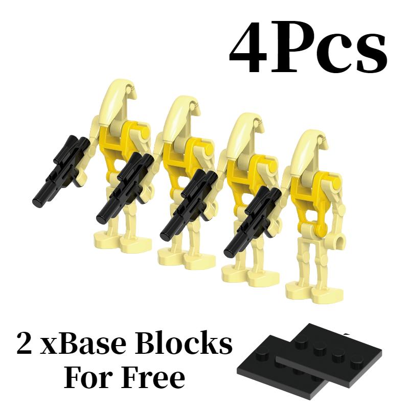 Super Wars Star Battle Droid Troopers Minifigures Building Blocks Diy Toys Gifts