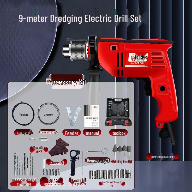 Electric Sewer Dredging Machine for Household Toilets & Bathroom Pipes