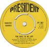 7-дюймовая пластинка DOROTHY SQUIRES - For Once In My Life PT267 President Recor 1968 UK Поп Б/У