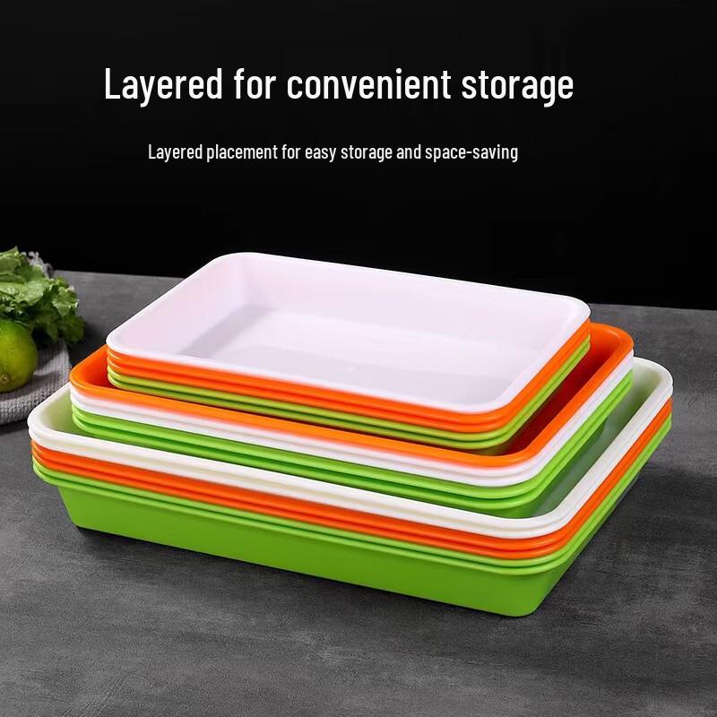 Commercial Thickened PP Plastic Serving Tray