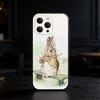 Милый чехол для телефона с Питером Кроликом Для iPhone 17,16,15,14,13,12,11 Plus,Pro Max,SE4Мягкий силиконовый черный чехол