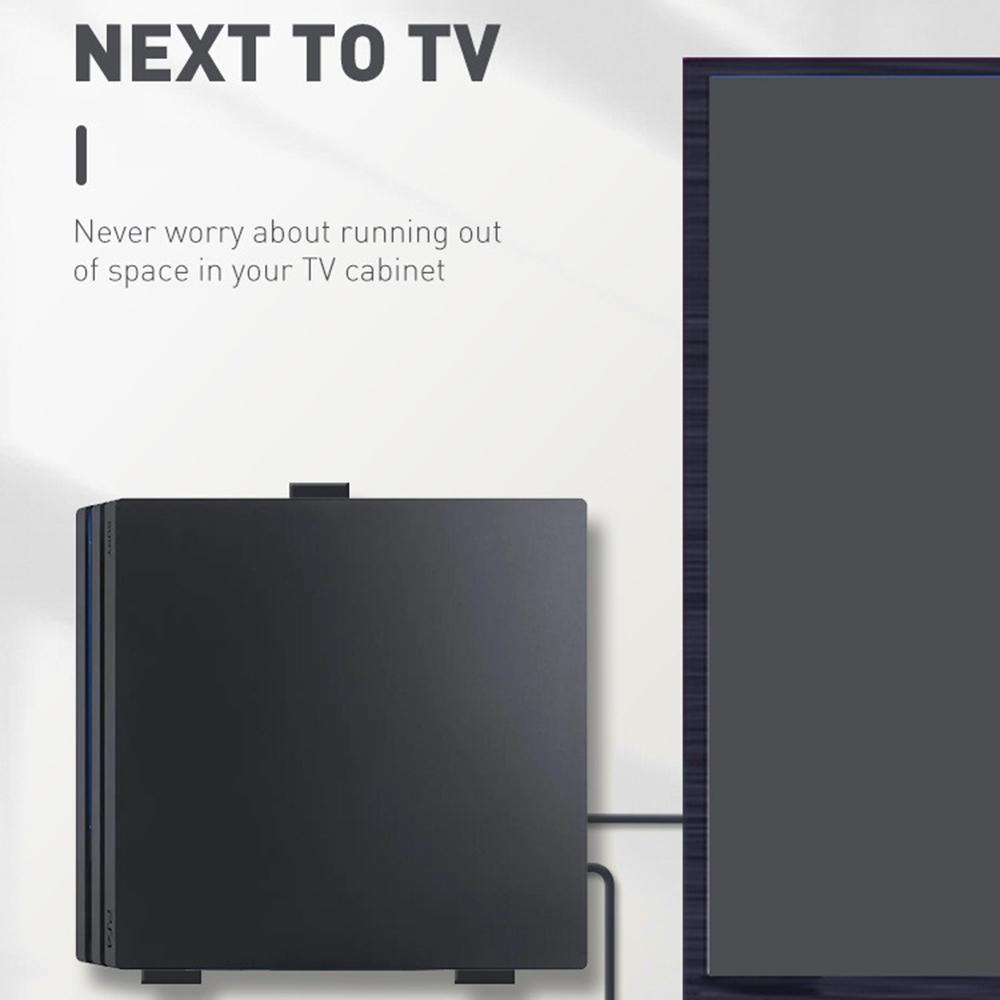 DATA FROG 1 Set for Sony PS4 Slim/Playstation 4/4 Pro Game Console Storage Stand Wall Mounted Rack