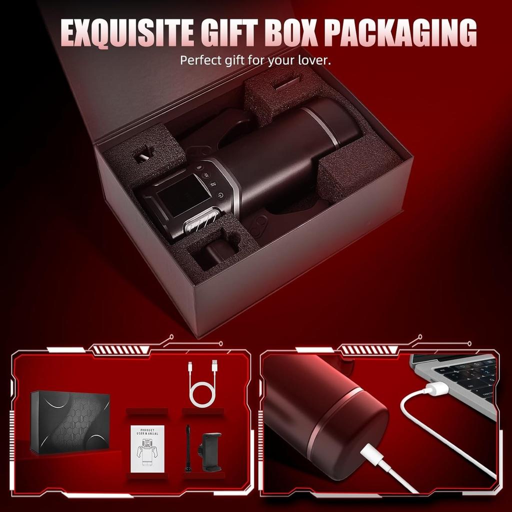 Automatic Male Masturbator Vagina Masturbation Pocket Pussy Blowjob Vibration Thrusting Masturbators Sex Toys For Men