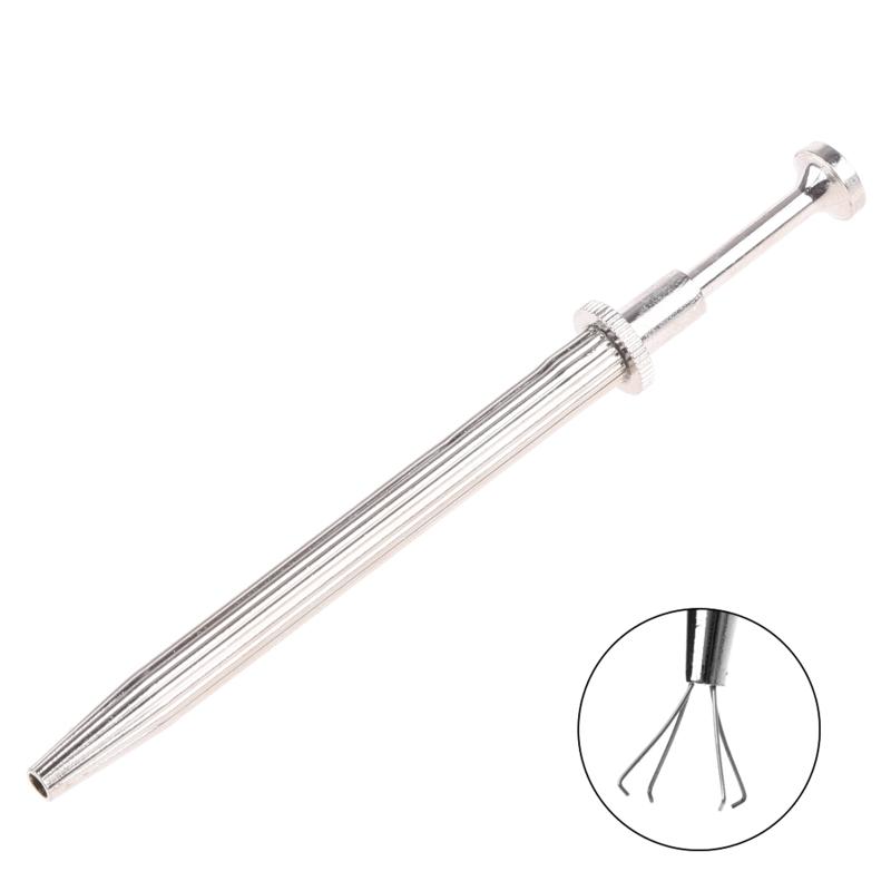 Инструмент для захвата и установки камней Catcher Jewelry Making Gem Clamping Pick Up Tool с 3/4 зубцами для мелких предметов Захватчик для бриллиантов и драгоценных камней