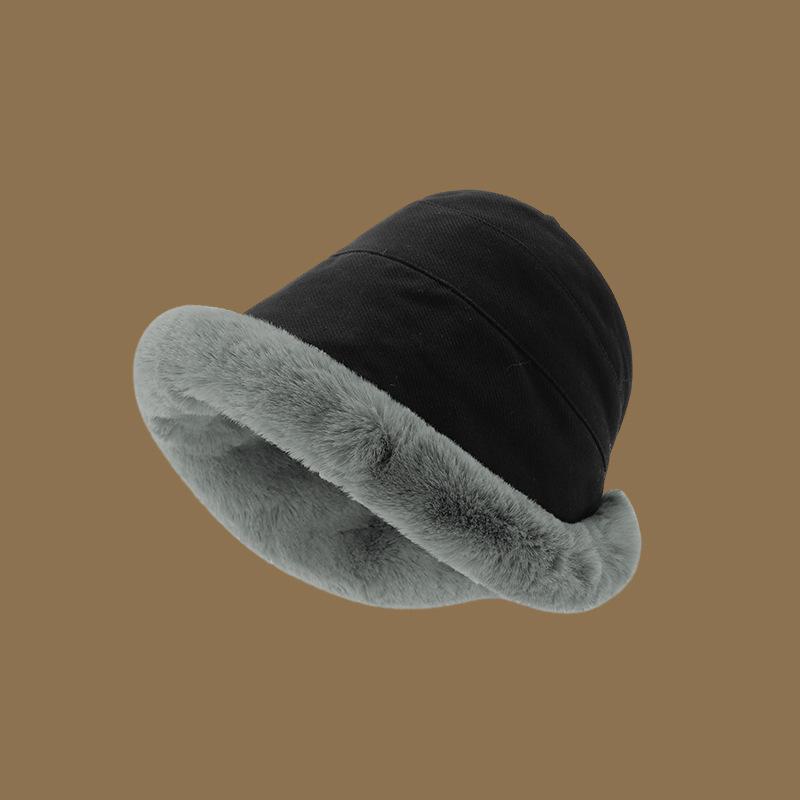 Шапка-ведро из флиса из овечьей шерсти с широкими полями, женские осенне-зимние шапки 2022, теплые мужские шапки в рыбацком стиле, мужская шляпа для рыбалки