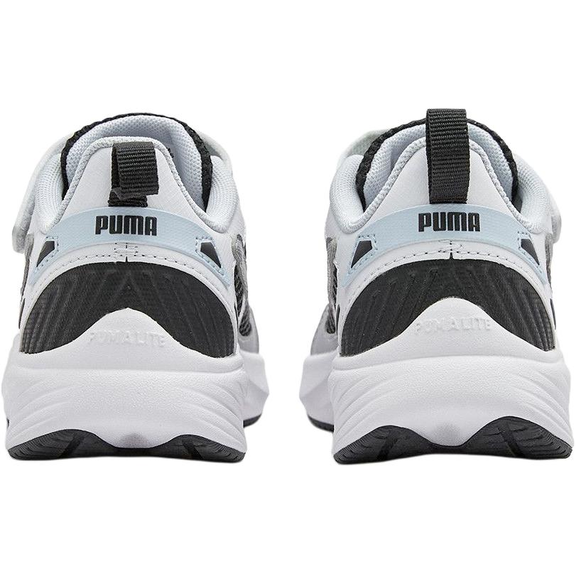 Kids' Sneakers PUMA Pounce Lite Fabric Lightweight Cushioning Abrasion Resistant Low top Running Shoes White