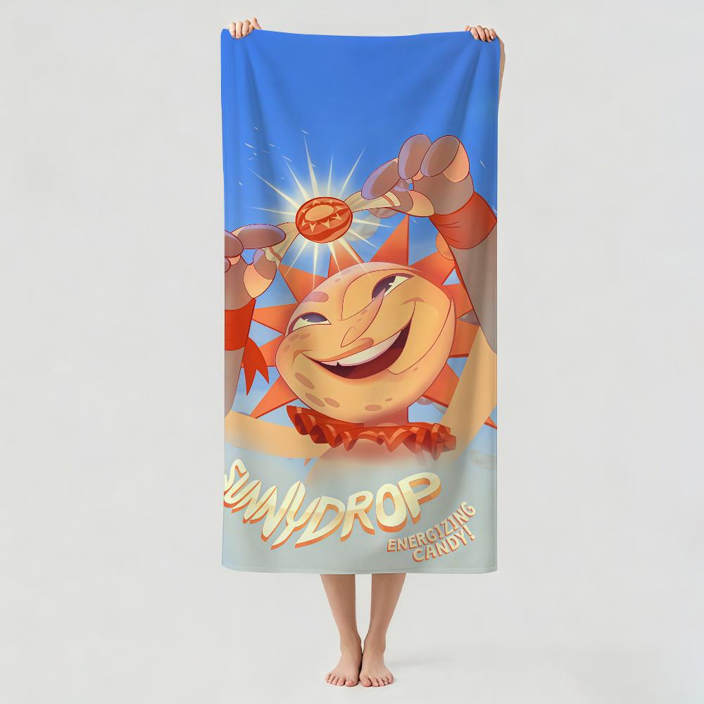 Игровое Полотенце F-Five N-Nights at F-Freddys Полотенце для Сушки Полотенце для Ванной Подходит для Легкого Плавания Кемпинга Йоги Пляжа На Улице