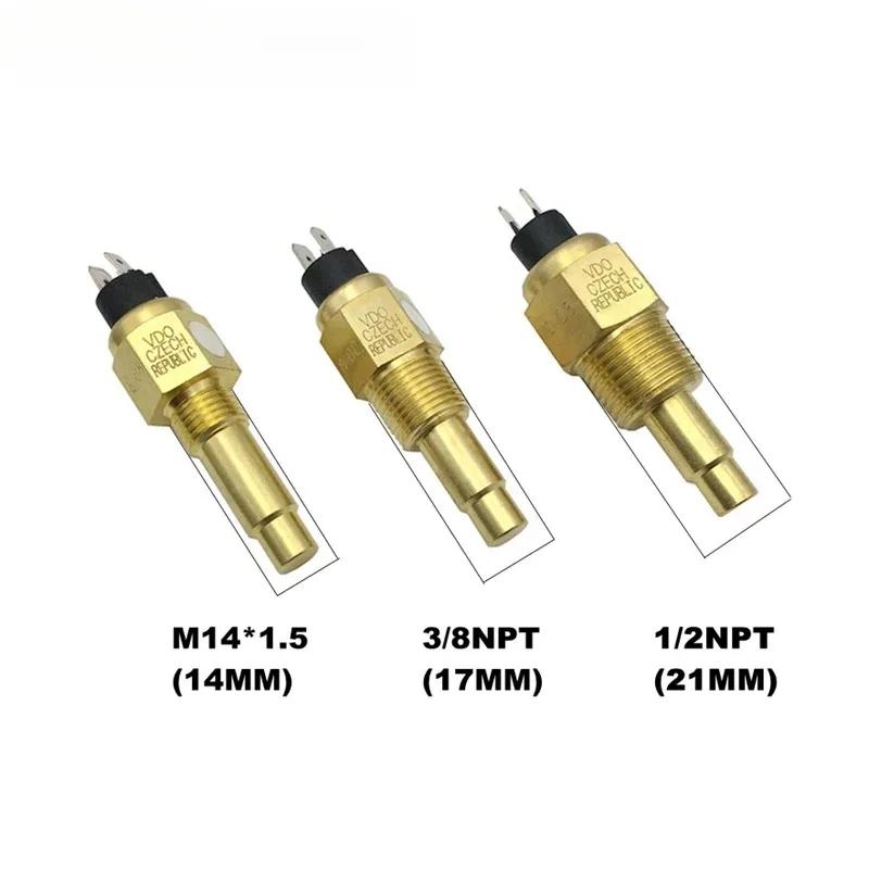 Xeon 3/8 NPT 17mm Thread Diesel Engine Oil and Water Temperature Sensor Generator Set Part