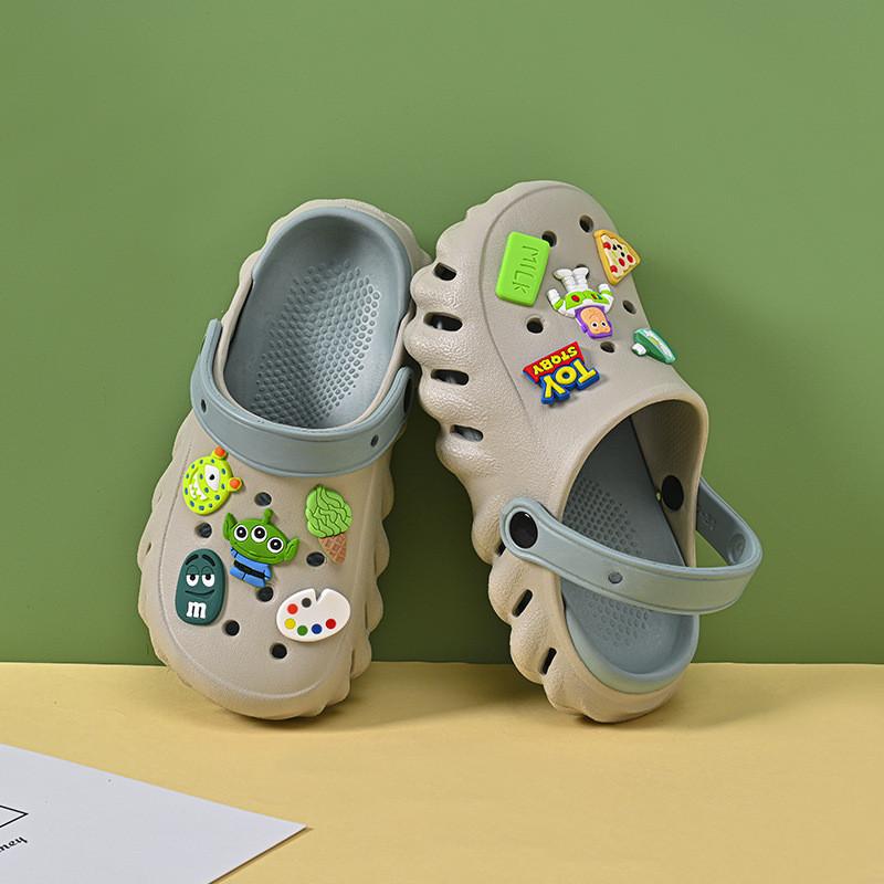 Летние детские пляжные шлепанцы Марио, нескользящие, прочные, для мальчиков и девочек, ярких цветов