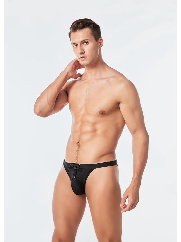 Новые мужские плавки: Элегантный пояс, формирующий треугольный дизайн - Европейская и американская мода.