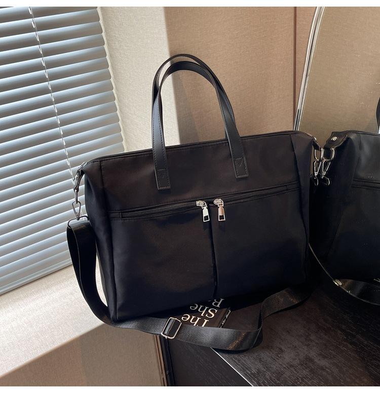 2024 Новая большая вместительная трендовая сумка-тоут, модная универсальная сумка-мессенджер для женщин, студенток, дорожная сумка через плечо