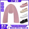 Work In Progress Fly-woven Upper Directly from the Manufacturer 3D Shallow Mouth One Pedal Breathable Knitted Upper Middle-aged and Elderly Shoes Help