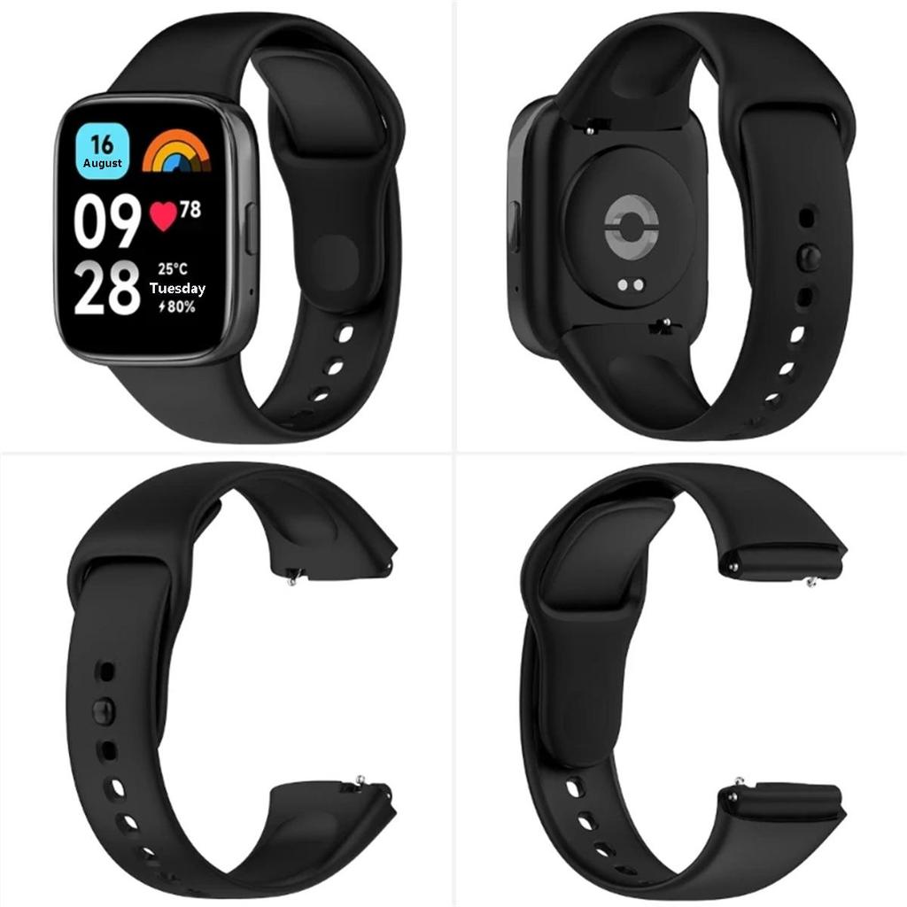 Силиконовый ремешок для Redmi Watch 3 Active/3 Lite, сменный браслет-браслет для Xiaomi Redmi Watch 3 Lite 3 Active, аксессуары для ремешка для часов