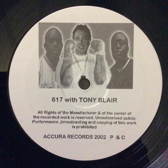 12inch Record 617, TONY BLAIR - Always AR12002 Accura Records 2002 UK Rap & Hip-Hop/R&B Used