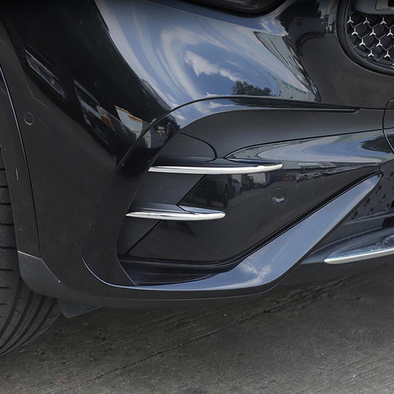 Car For Mercedes Benz GLC 2024 Accessories Front Foglight Trim Stripe Auto Parts Styling Exterior Decoration Stickers