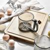 Кухонное сито для муки, ручное полуавтоматическое сито для сахара, шейкер для порошка, ручка, мерный стакан, инструмент для изготовления кухонных инструментов для выпечки