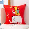 Cartoon Animation Patterns Throw Pillow Cover With Short Plush Print For Living Room Sofa Decoration Cushion Cover Pillow Covers