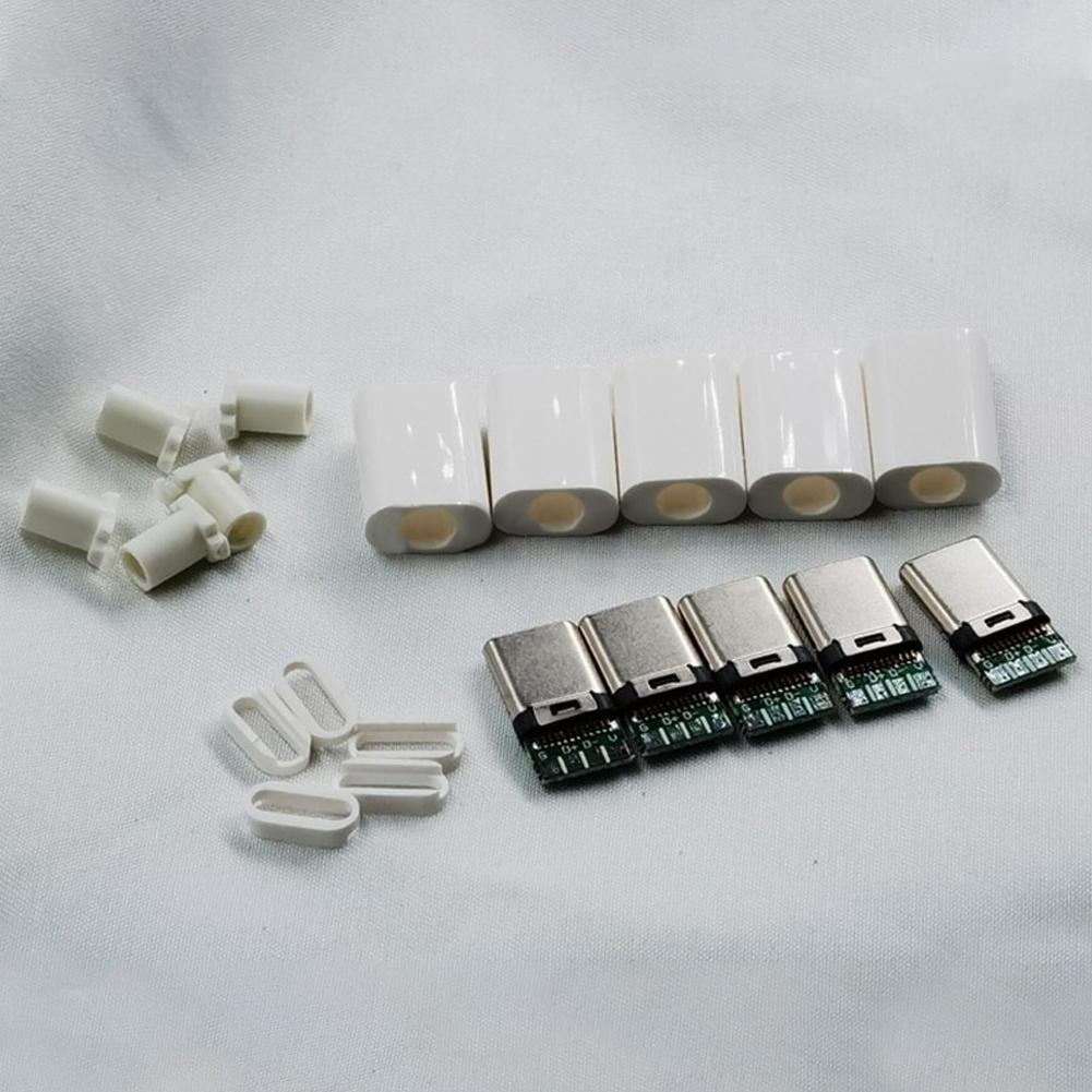 10 шт. разъемов USB3 1 Type C (папа) для пайки на печатную плату, двух цветов