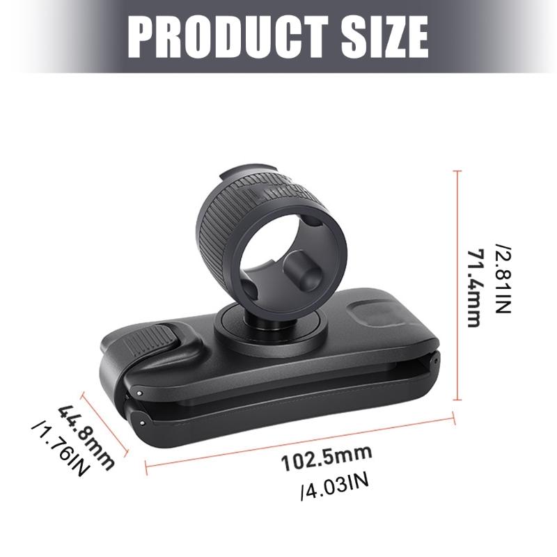 Magnetic Quick Detach Aluminum Alloy Backpacks Clip For Major Action Camera IPX4 Waterproof Design